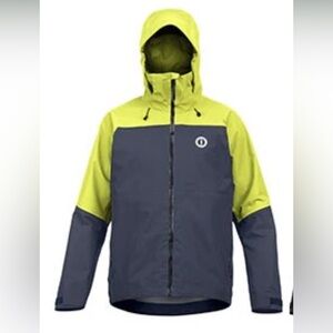 Mustang Survival Men's Callan Waterproof Jacket, green and gray Size small